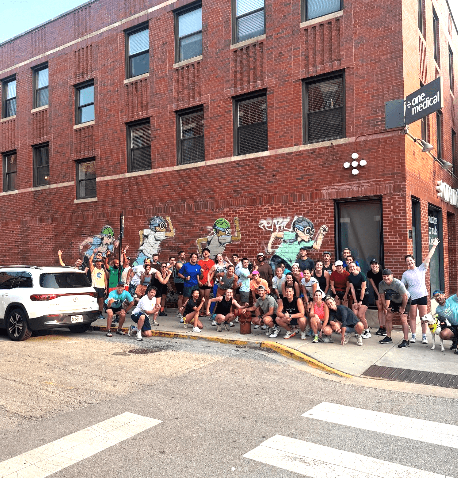 West Town Brew Crew run club hero image - social running community in Chicago