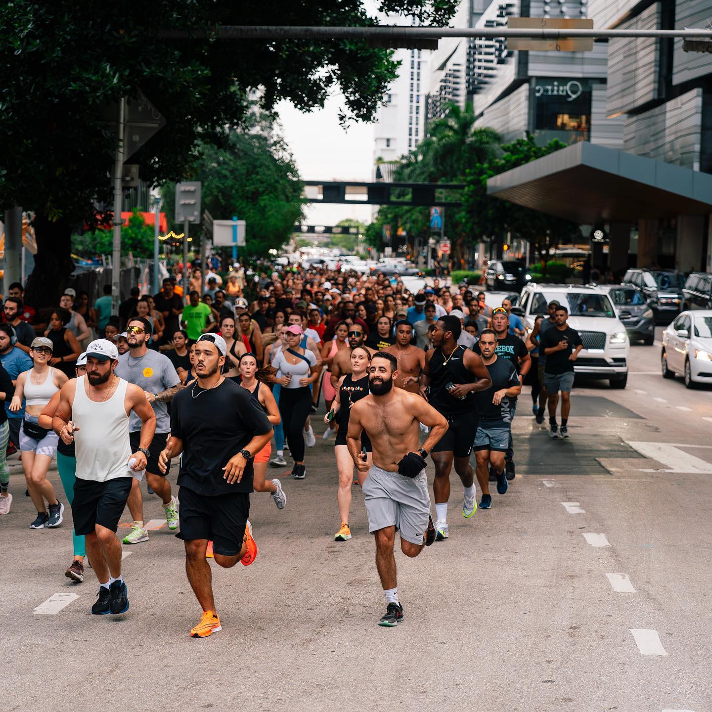 Baptist Health Brickell Run Club run club hero image - social running community in Miami